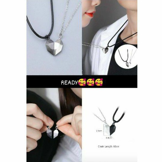 FREEBOX GIFTKIRIM LANGSUNG KALUNG LOVE MAGNET MURAH, KALUNG MAGNET COUPLE, valentine