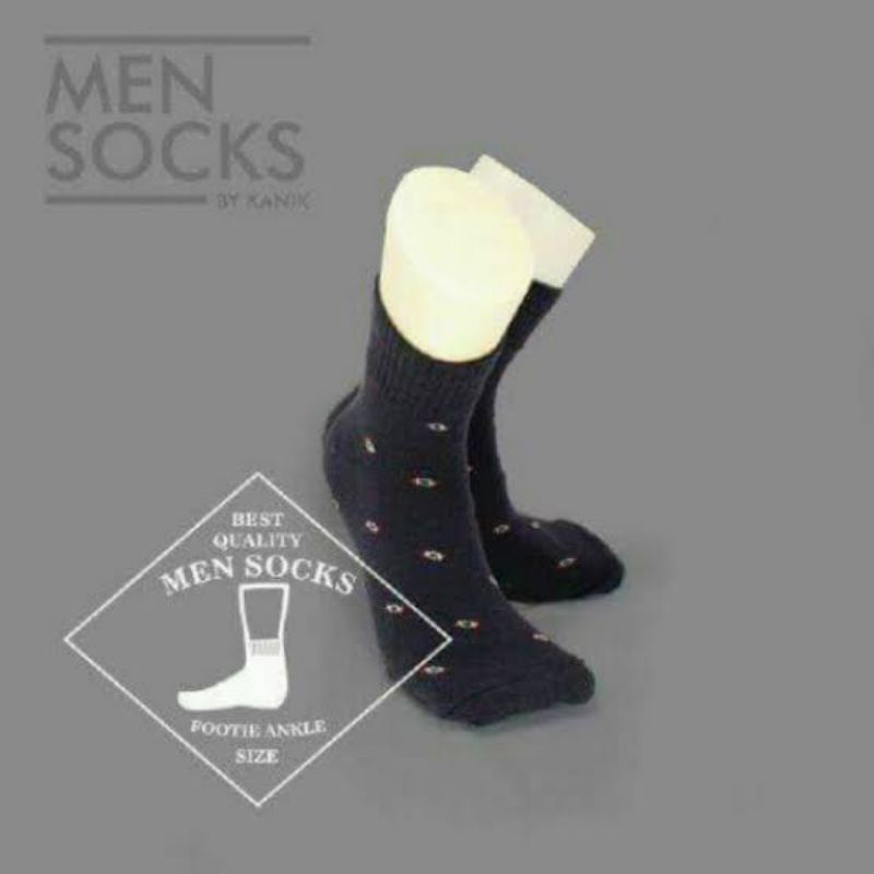 Kaos Kaki Pria Formal Kantor by Kanik Mensock Pendek Semata Kaki (Anklesock)