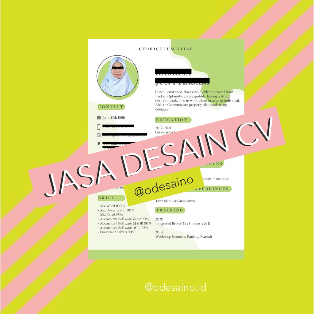 

Jasa Desain CV