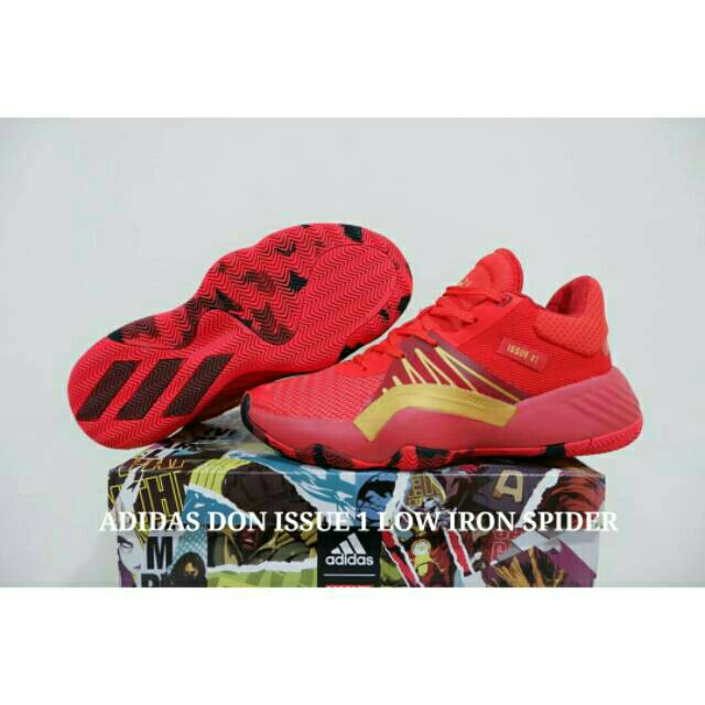 SEPATU BASKET ADIDAS DON ISSUE 1 LOW IRON SPIDER