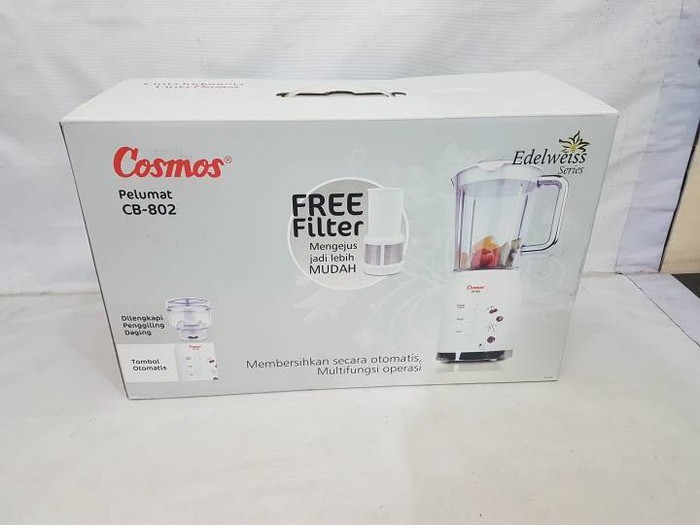 Blender Chopeer 4 in 1 Plastik 1.2 Liter Cosmos Blenz CB 802 - CB802 1.2L Original