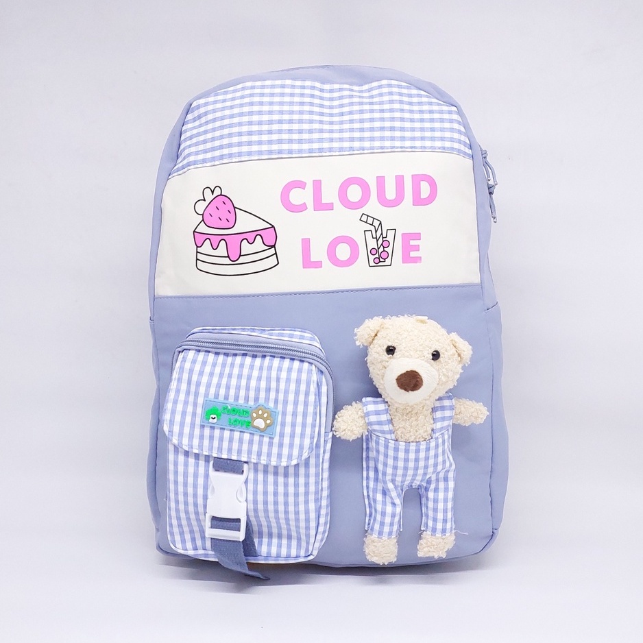 [NEW ARRIVALS] STYLISH KOREAN BAGPACK / TAS KOREA KEKINIAN / RANSEL LAPTOP SEKOLAH REMAJA CEWEK SD SMP SMA MURAH / TAS KULIAH CEWEK / KOREAN BAGPACK / CUTE SCHOOL BAG / KOREAN AESTHETIC BAG / TAS ESTETIK / TAS SEKOLAH LUCU / WATERPROOF BAG / TAS BONEKA