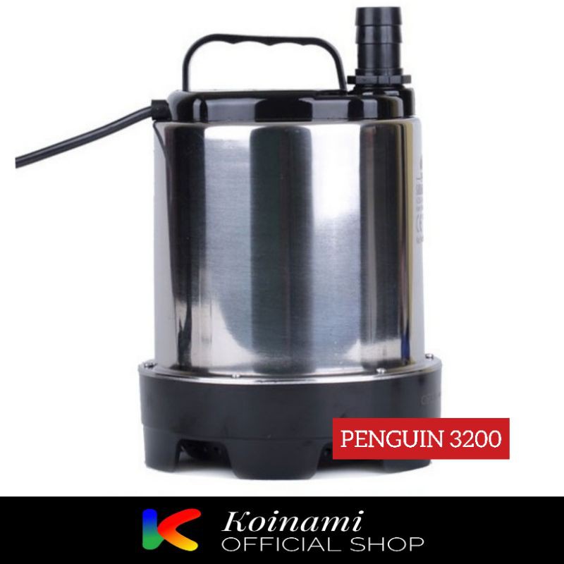 RESUN PENGUIN 3200 / pompa kolam ikan koi / sirkulasi air / filter 3200 liter 3.2 meter 80watt