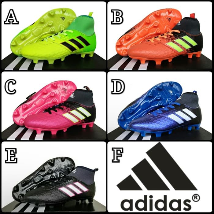 Sepatu Bola Anak Adidas Ace Size: 34-38