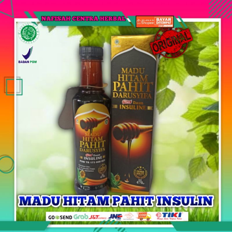 

Madu Hitam Pahit Darusyifa Plus Daun Insulin 470gr