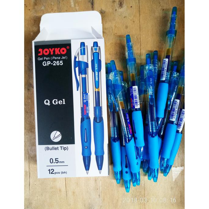 

ILARISl Pulpen Gel Joyko GP-265 Q-Gel 0.5mm / Pulpen Joyko Q-Gel ( Perlusin ) - Merah ICLl