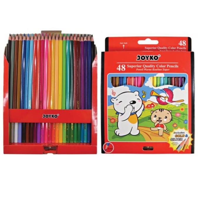 

Sale Pensil Warna Joyko CP-48PB Panjang / 48 Warna