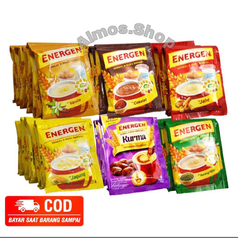 

Energen Susu Dan Sereal Berbagai Macam Rasa (10pcs)