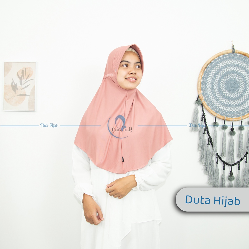 JILBAB INSTAN SERUT JOKOWI SPANDEX PREMIUM UKURAN M