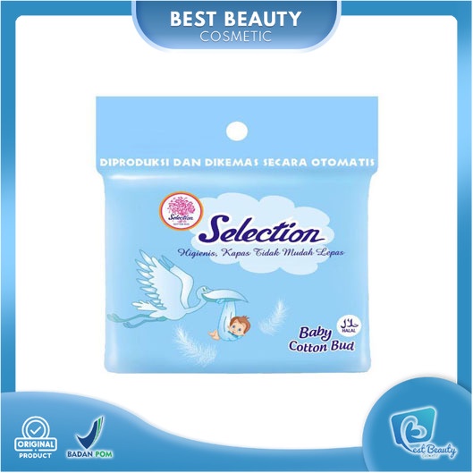 ★ BB ★ Selection Cotton Bud Baby 100 Sticks - Kapas Korek Kuping - Cottonbud