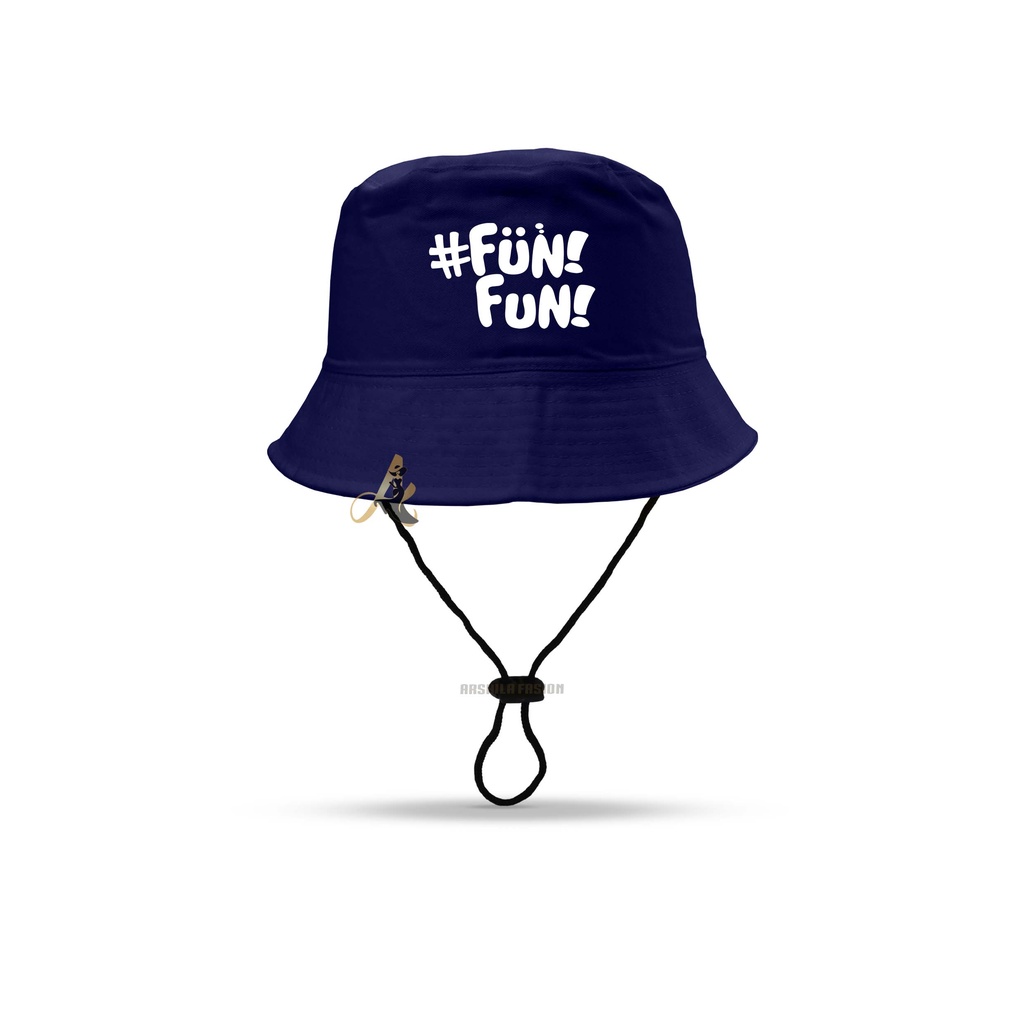 Topi Bucket Anak Laki-laki Perempuan umur 2-8 tahun SABLON FUN FUN