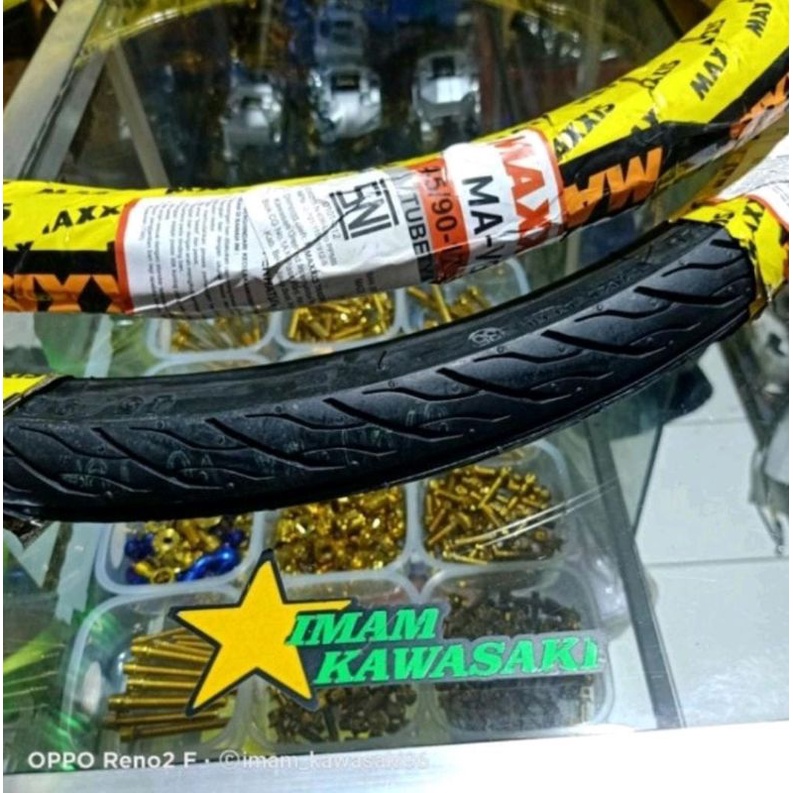 Ban kecil Ban luar kecil maxxis ukuran 45-90x17 non duro swallow
