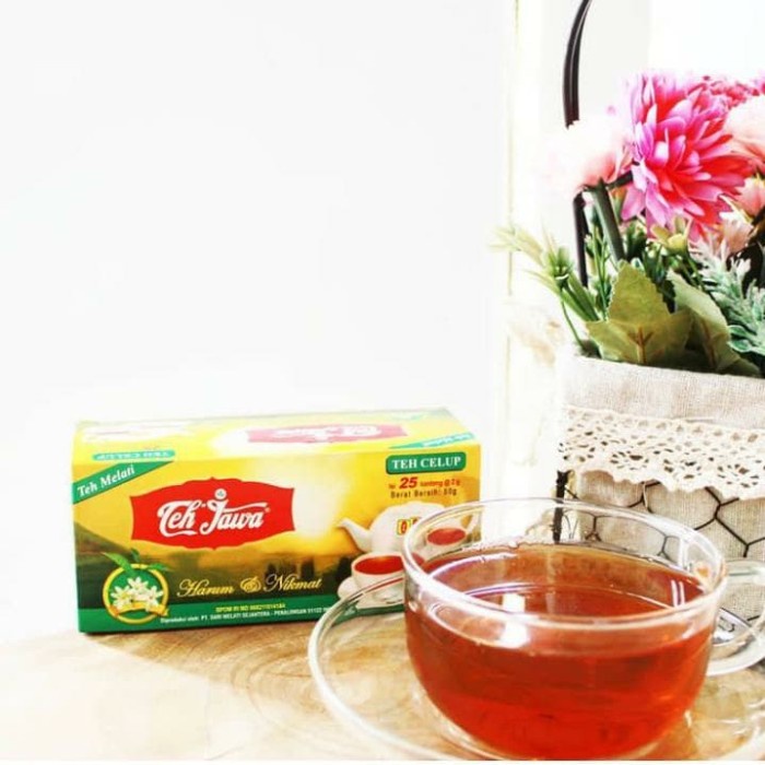 

TEH-DAUN- TEH JAWA JASMINE / TEH CELUP / TEH MELATI 1 BOX ISI 25 KANTONG / PCS -DAUN-TEH.