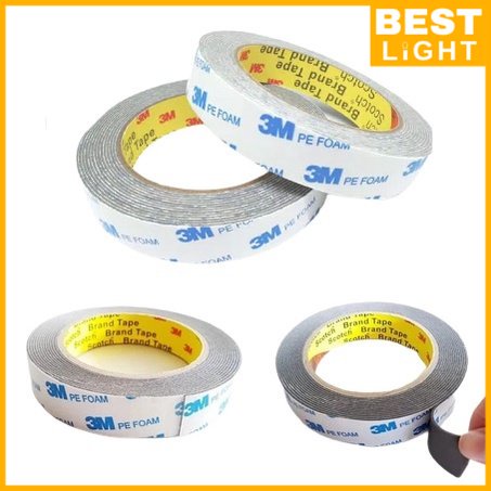 

DOUBLE TAPE SOLASI 3M PE FOAM TAPE BUSA 20 MM X 4,5 M TEBAL 1 MM