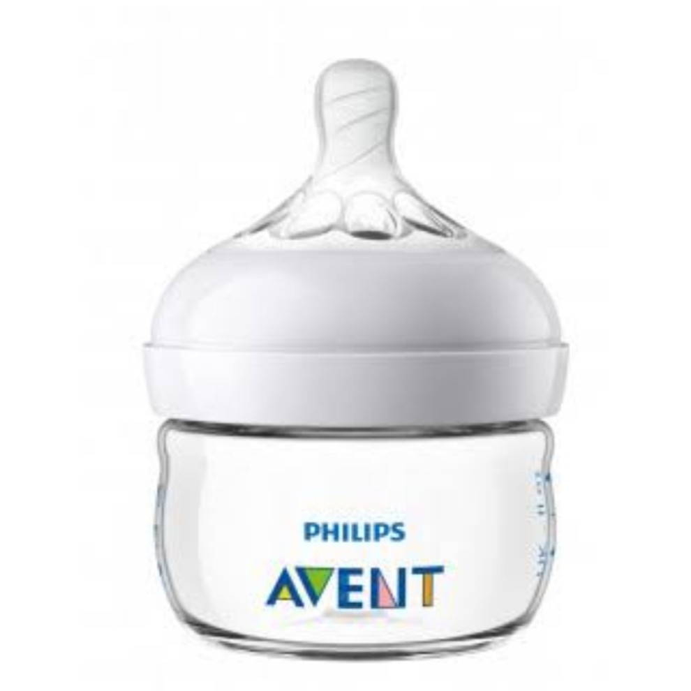 Philips Avent Newborn Baby Bottle / Botol Susu Kaca Avent 60ml Nipple Newborn Philips Avent Size 0