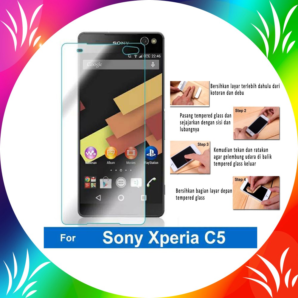 Tempered Glass Sony Xperia C4 Pelindung layar Sony Xperia C4 Ultra Anti Gores Kaca