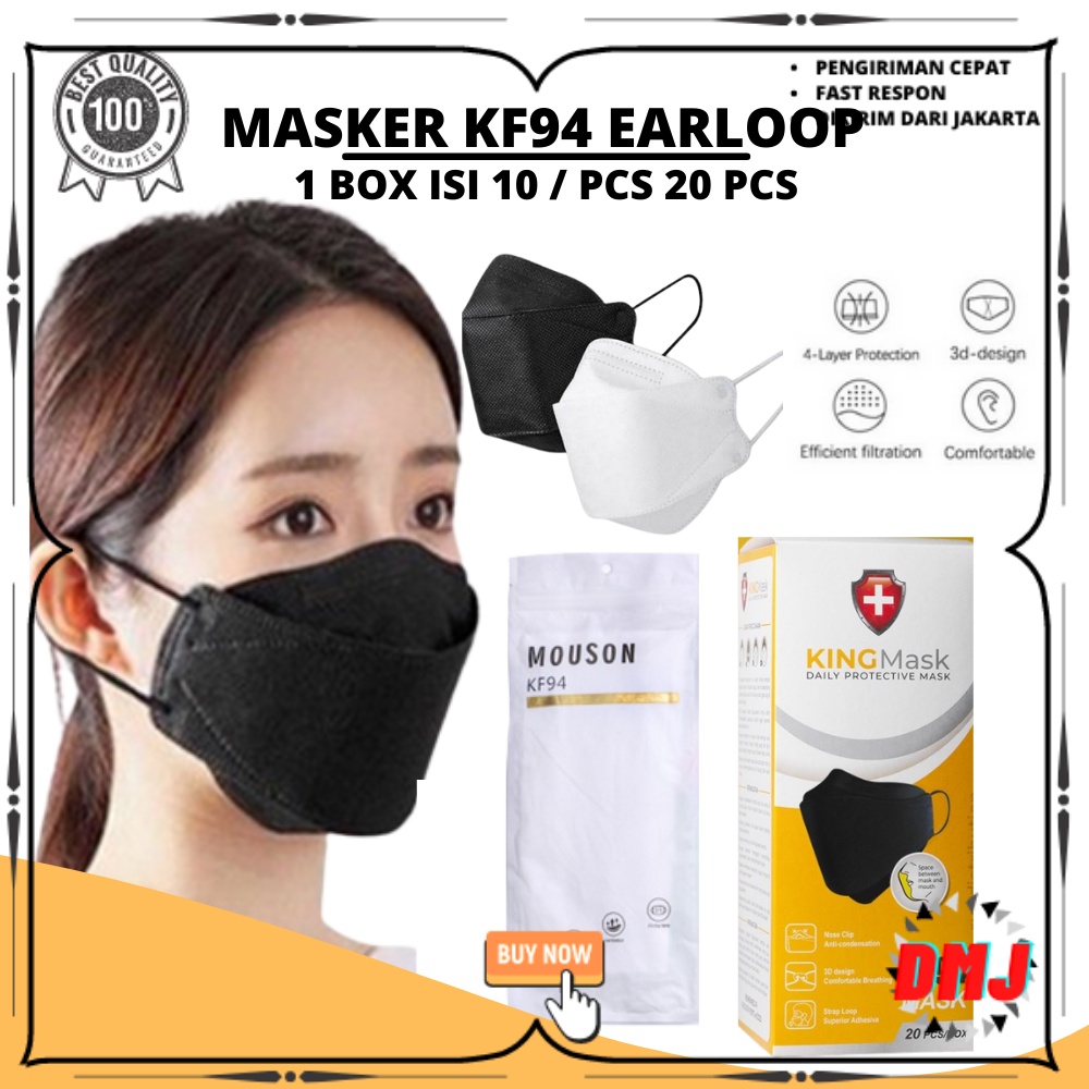 Masker KF94 Korea evo  convex masker 4D impor KN94 DMJ