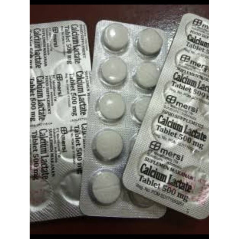 Calsium Lactate 500mg Mersi