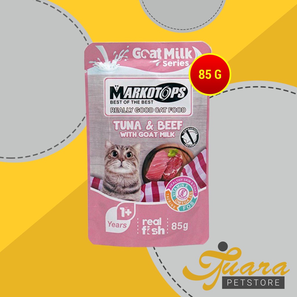 Markotops Makanan Kucing basah Pouch Sachet Cat Food Wet Food 85 Gram