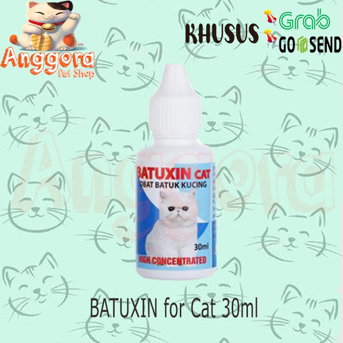 BATUXIN 30ml ALL VARIAN - Obat Alergi Pilek, Sesak nafas Kucing/Anjing