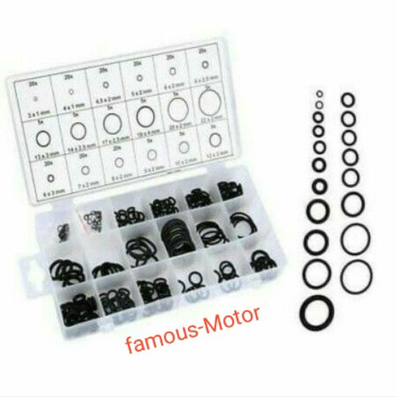 oring motor mobil / oring box isi 225pcs