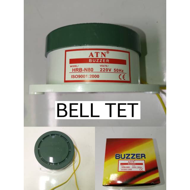 bel BELL TET listrik sekolah pabrik / BUZZER ATN alarm