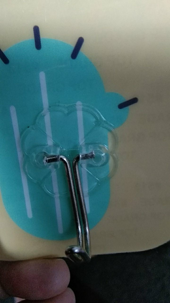 Gantungan Baju Tempel Hhook Motif Karater Serbaguna