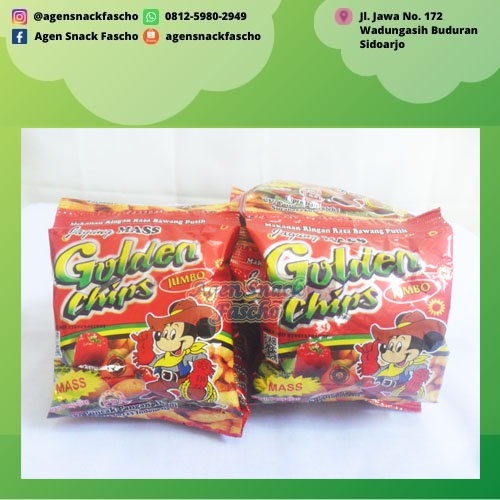 

Potato Golden Chips renceng 10 x 30gr