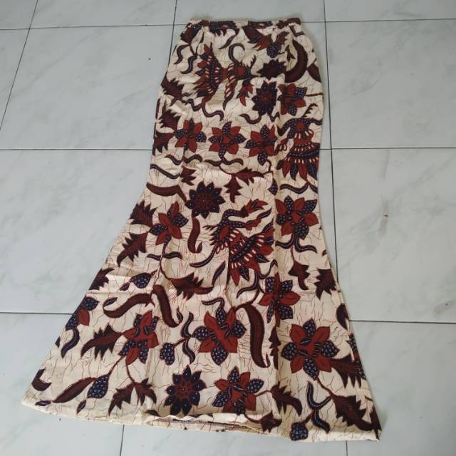 Rok batik panjang model duyung