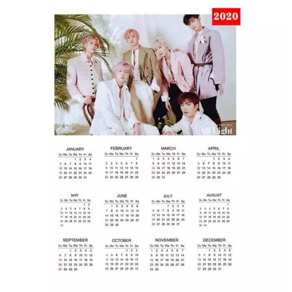 

Kalender Poster 2025 ASTRO K-Pop Bebas Custom