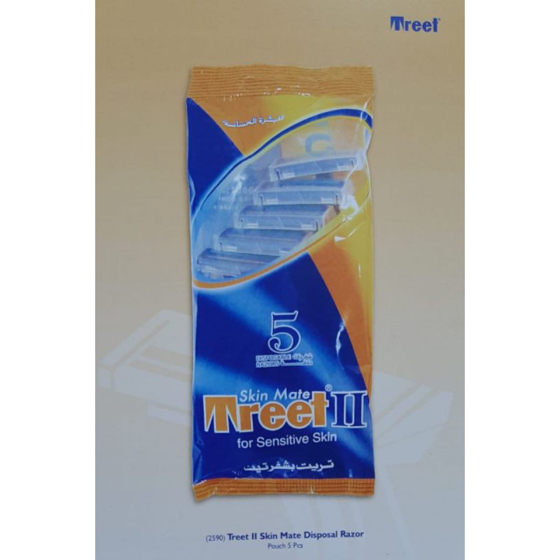 Razor Disps Isi 5 Kerokan Jenggot Gagang Original Treet Tajam