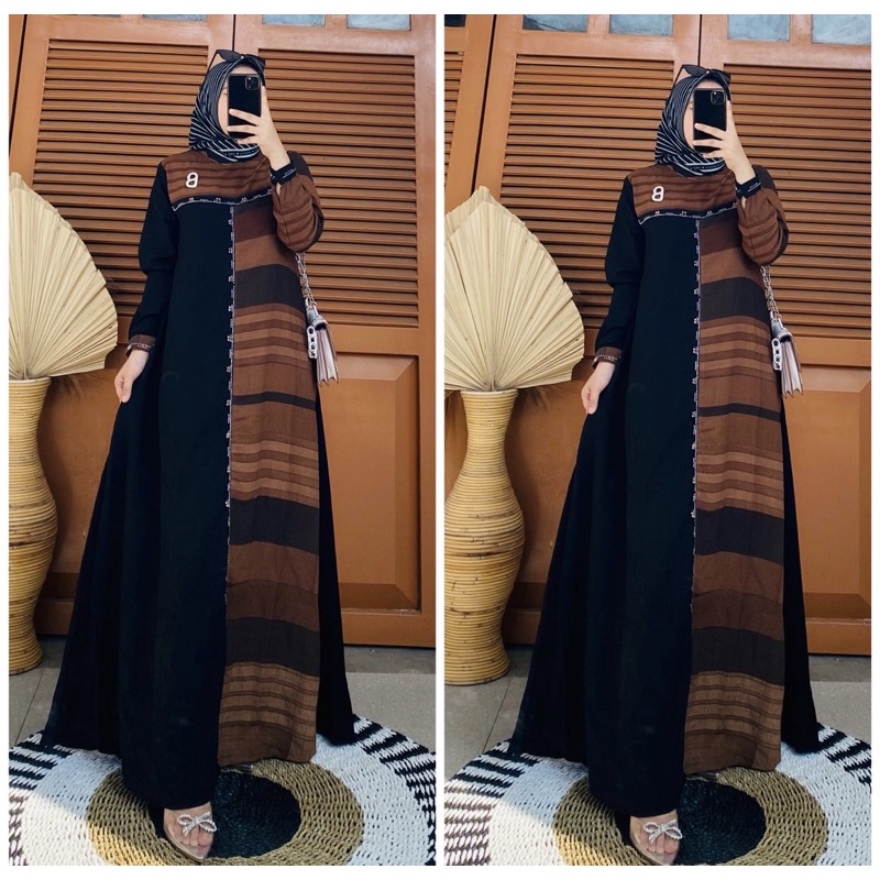 cod- RANDOM Gamis aswan / adisha terbaru / hikmat kw / gamis swarosky/ gamis abaya / abaya lace / la