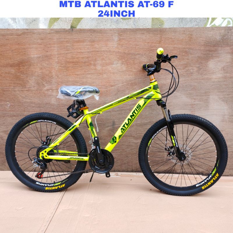 Sepeda Gunung Atlantis AT-69 24Inch Hi-ten stell