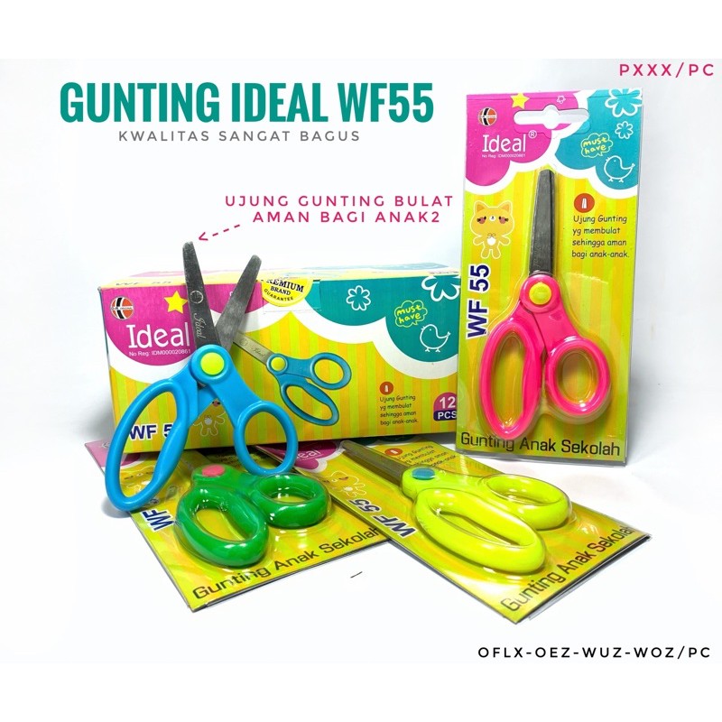 

Gunting Ideal anak WF55 (5,5inc) murah