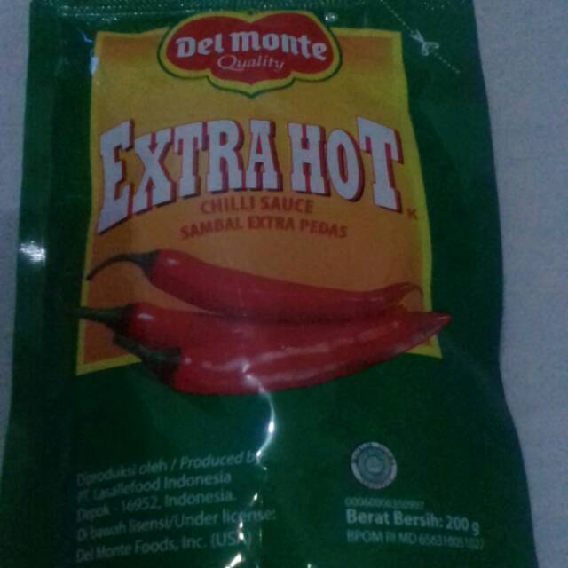 

Sambal extra Pedas Delmonte quality 200g