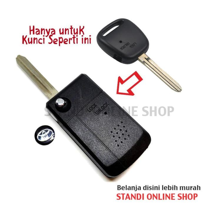 Cassing Kunci Lipat FlipKey Toyota First 1st ist