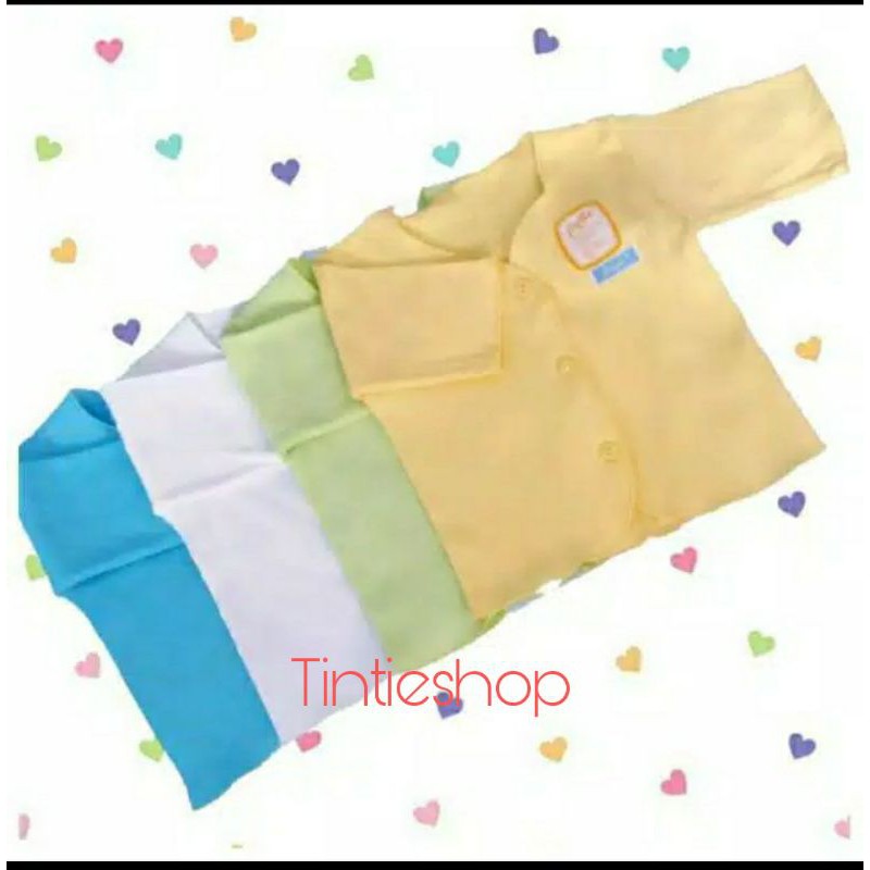 Baju Lengan panjang Bayi Newborn 0-3 (3pcs)