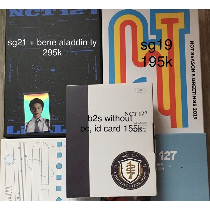 sg19 sg21 nct 127  nct127 season greetings seasons greeting 2021 2019 sg21