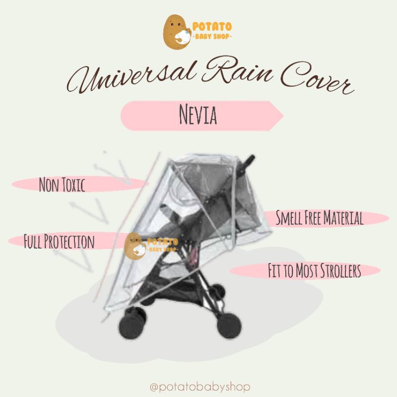 Nevia Universal Rain Cover - penutup stroller raincover