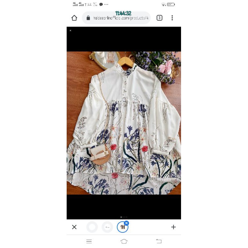 HEIDI TOP CALLA LILY BY HAIDEEORLIN