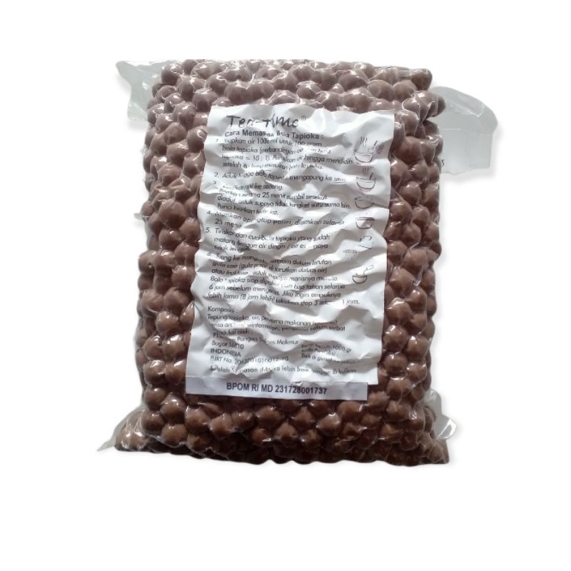 tea time boba pearl 1kg