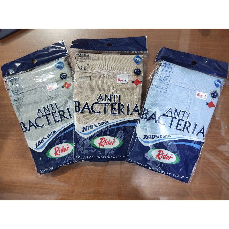 PAKET 3 PCS CELANA DALAM RIDER ANTI BACTERI 325 WARNA / CD RIDER ANTI BACTERI , PASTI ORI, PASTI READY