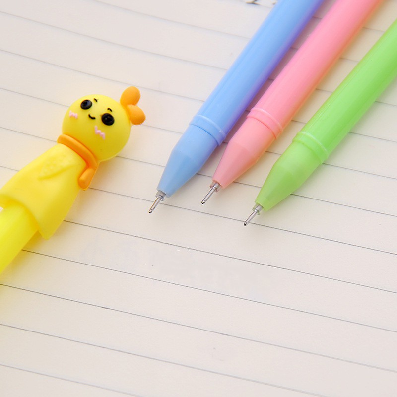 

Boneka cerah kartun pena gel kreatif, Tanda tangan pena, Pena alat tulis siswa produsen