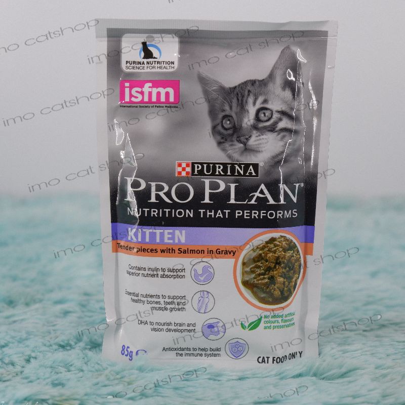 proplan pouch wet food makanan kucing