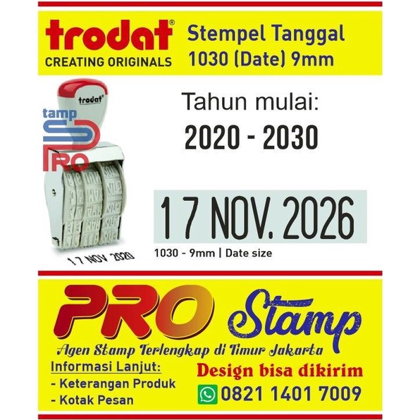 

Stempel Trodat 1030 (9Mm)