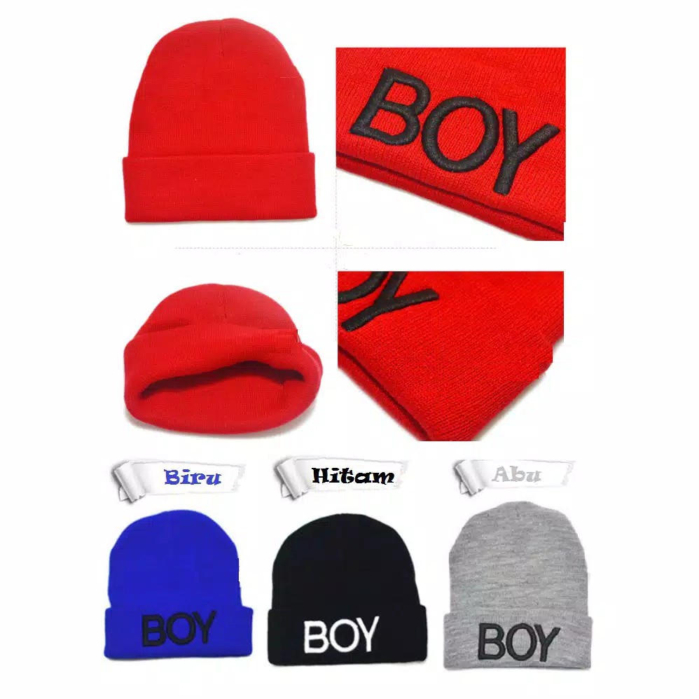 Topi Kupluk Anak Bayi Cowok/ Baby Boy Hat