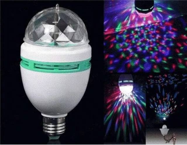 LAMPU DISKO PUTAR FULL COLOUR - DISCO LAMP PARTY DUGEM DISKOTIK WARNA WARNI