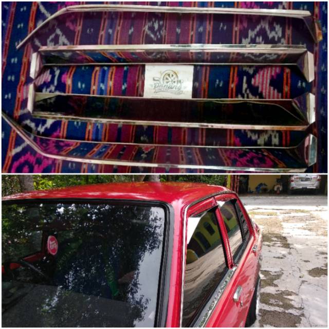 TALANG AIR CUSTOM BAHAN STANLIST UNTUK MOBIL COROLLA KE30