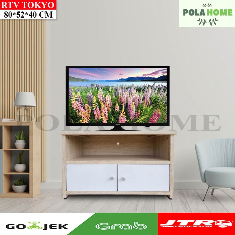 Pola Rak TV Rak TV Cabinet Rak TV Minimalis uk 80X52CM