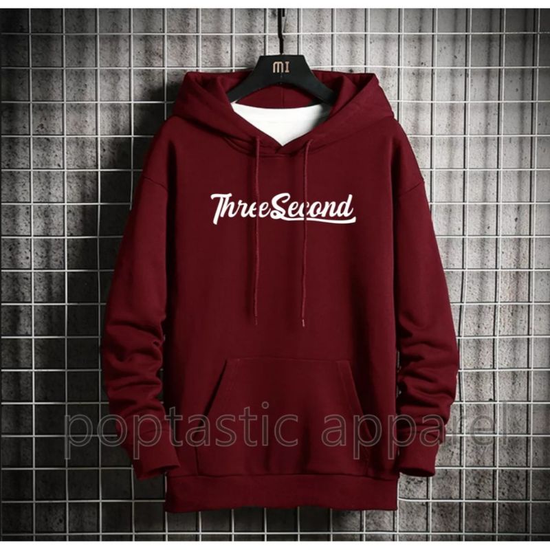 Sweater Hoodie THREESECOND | Sweter Pria &amp; Wanita | Termurah M - XXL